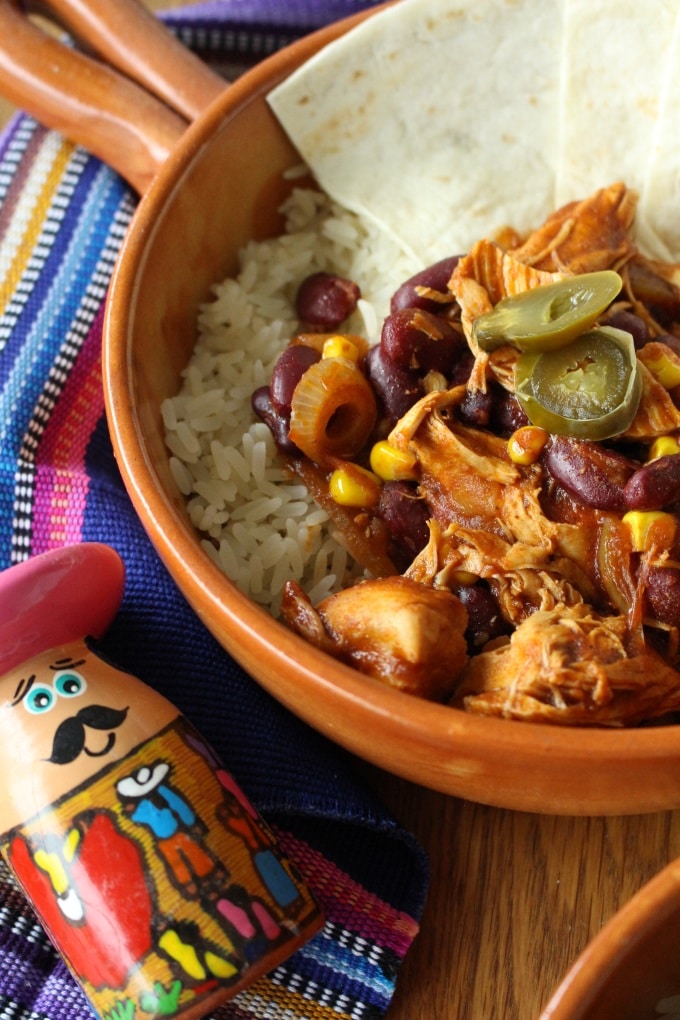 Leckeres Pulled Chicken &amp;quot;Mexican&amp;quot; mit leichter Schärfe