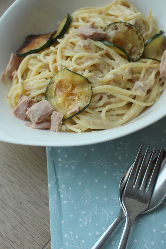 Thunfisch-Carbonara