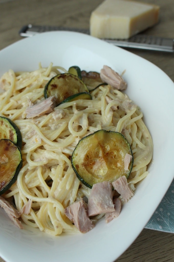 Thunfisch-Carbonara