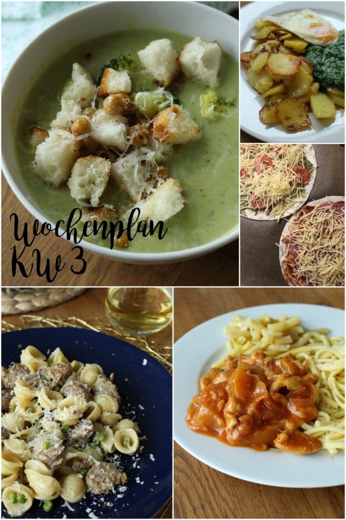 Wochenplan KW 03 (2019)