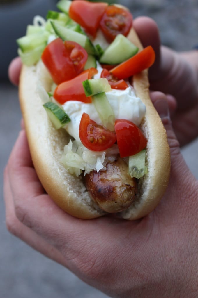 Greek-Hot-Dog