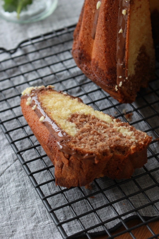 Nuss-Nougat-Mamorkuchen zum Vernaschen für Groß und Klein