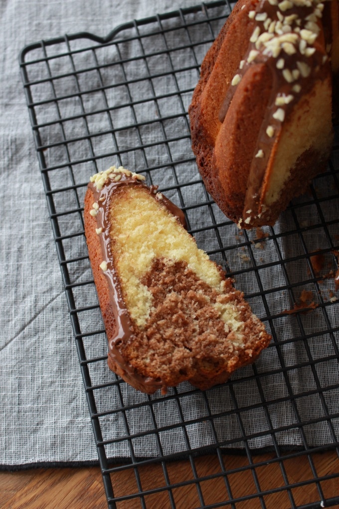 Nuss-Nougat-Mamorkuchen zum Vernaschen für Groß und Klein