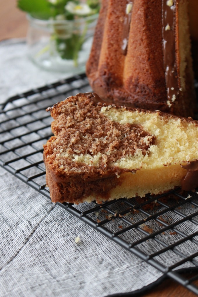 Nuss-Nougat-Mamorkuchen zum Vernaschen für Groß und Klein