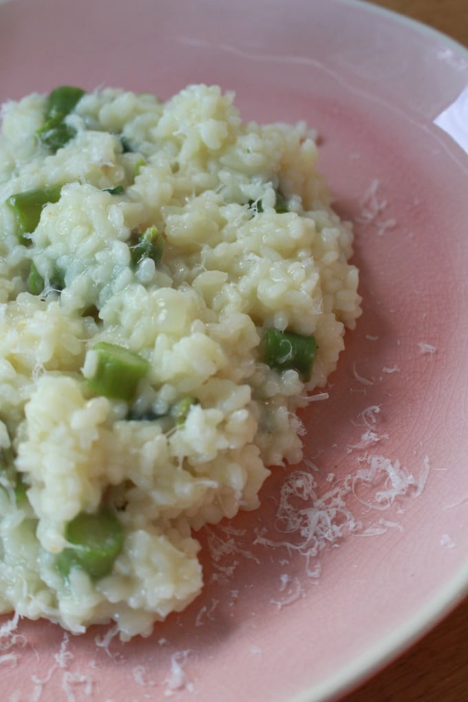 Leckeres Spargel-Bärlauch-Risotto für die ganze Familie