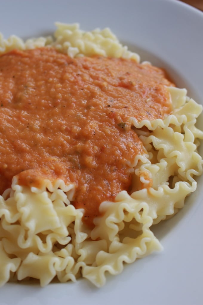 Pasta mit frischer Tomatensauce