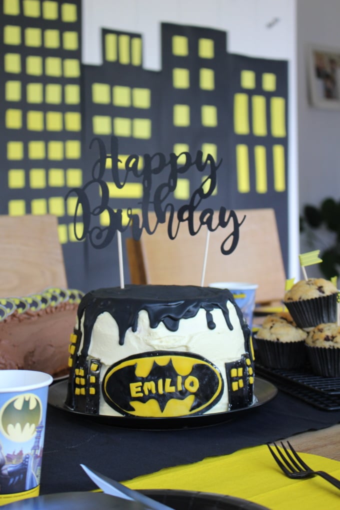 Wir feiern eine Batman-Geburtstagsparty