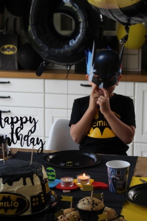 Wir feiern eine Batman-Geburtstagsparty