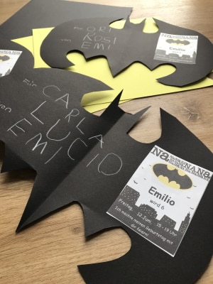 Wir feiern eine Batman-Geburtstagsparty