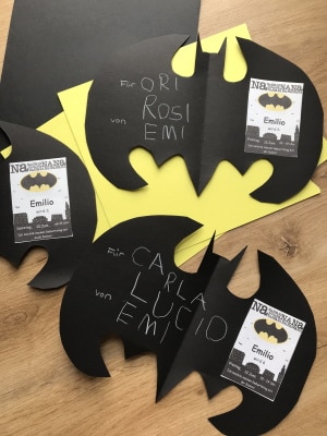 Wir feiern eine Batman-Geburtstagsparty