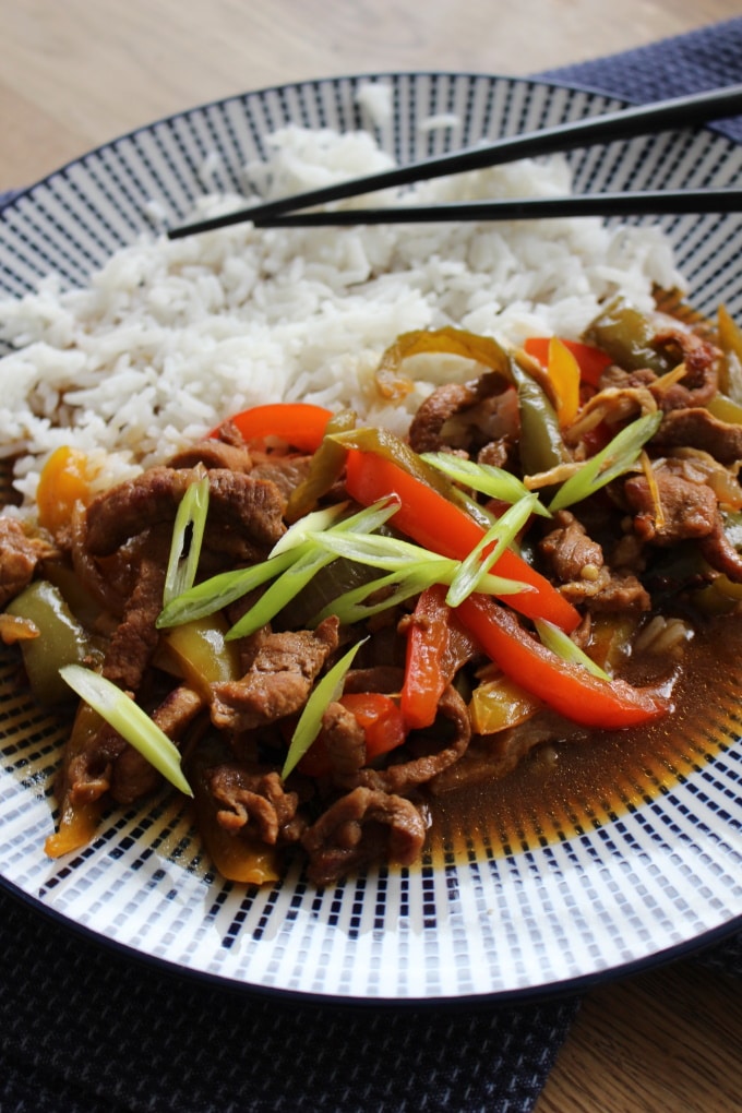 Chop Suey mit Rindfleisch - leckeres Gericht für die Familie