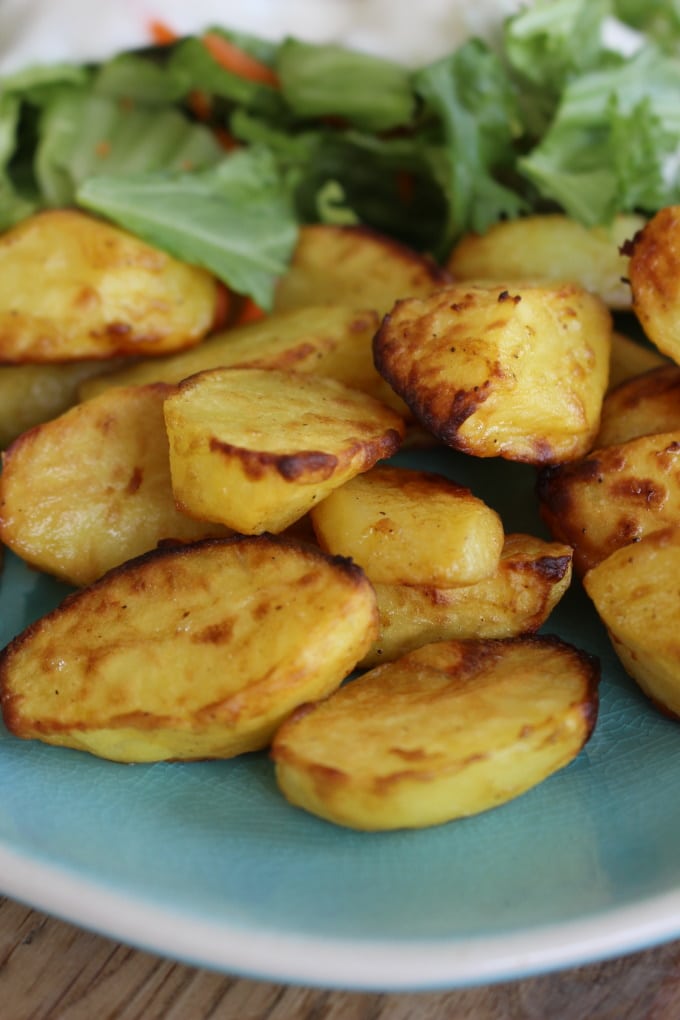 Honig-Senf-Kartoffeln aus dem Ofen