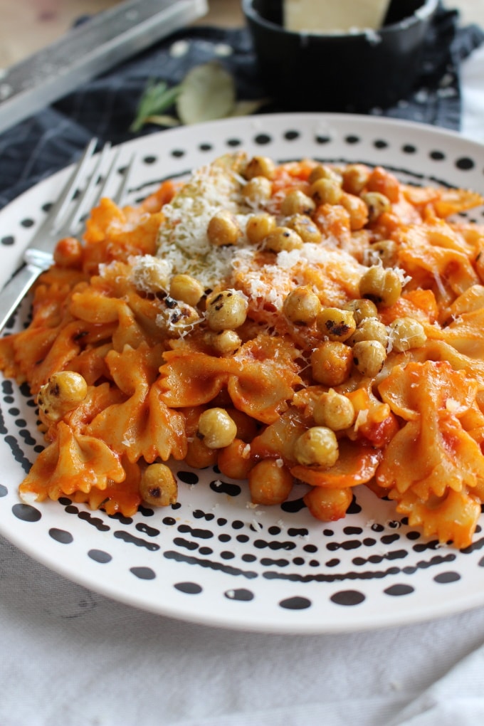 Pasta e ceci - Nudeln mit Kichererbsen