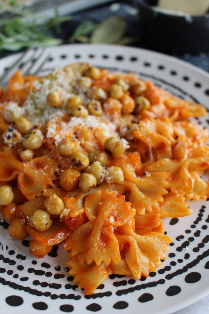 Pasta e ceci - Nudeln mit Kichererbsen