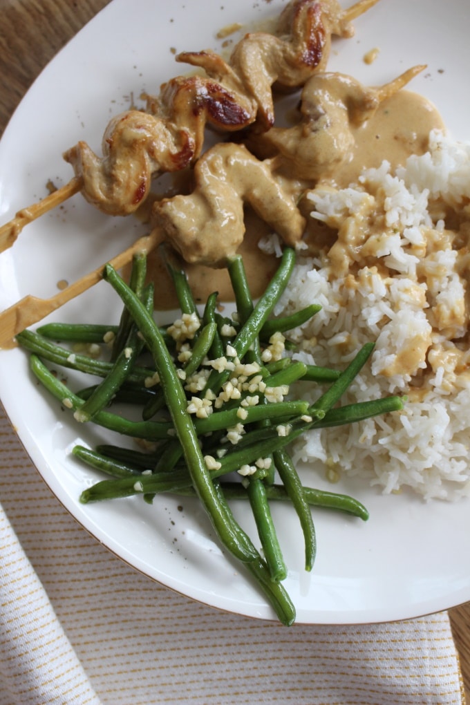 Schweinefleisch-Satay - leckere Spieße für die ganze Familie