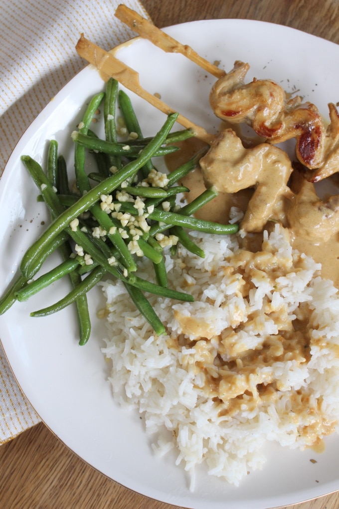 Schweinefleisch-Satay - leckere Spieße für die ganze Familie