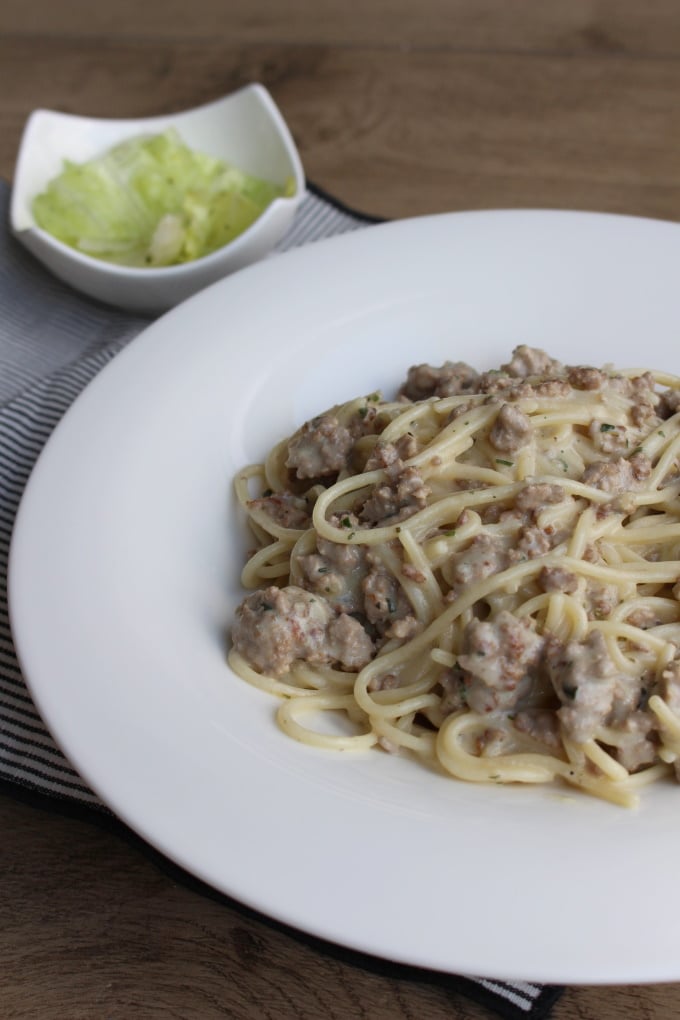 Pasta mit Ragù Bianco