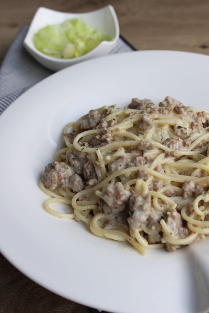 Pasta mit Ragù Bianco