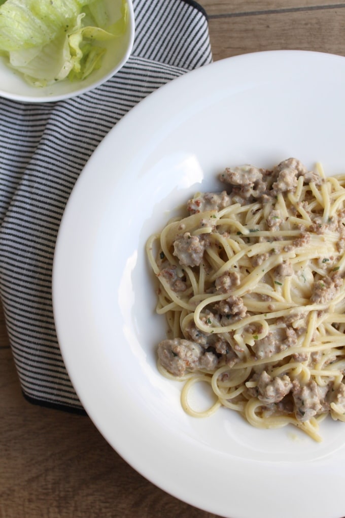 Pasta mit Ragù Bianco