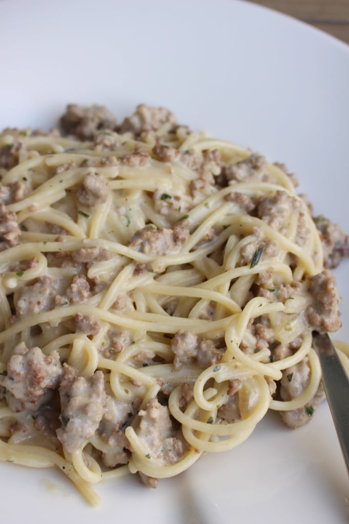 Pasta mit Ragù Bianco