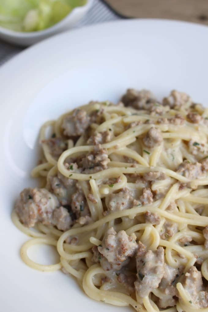 Pasta mit Ragù Bianco