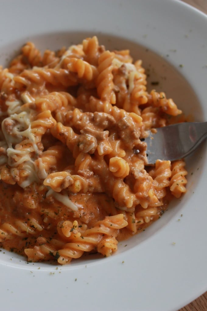 Nudel-Hackfleisch-Auflauf (Ofen-Spirelli)