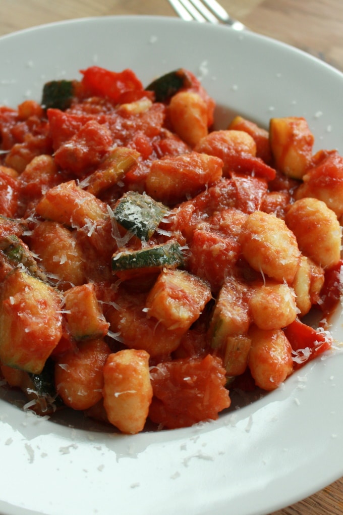 mediterrane Gnocchi-Pfanne