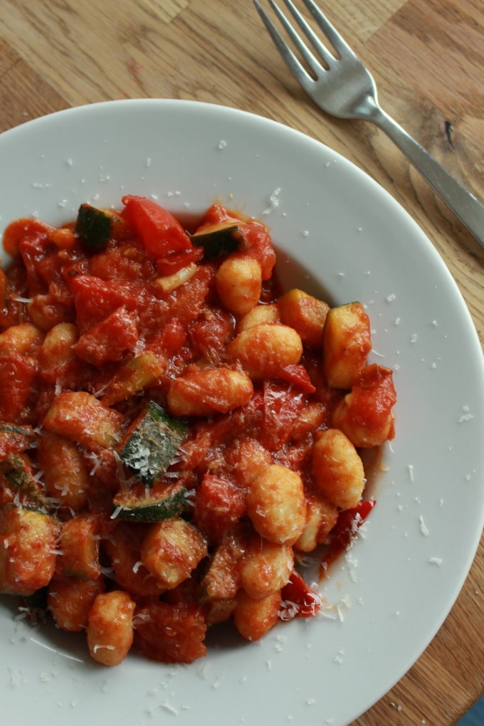 mediterrane Gnocchi-Pfanne