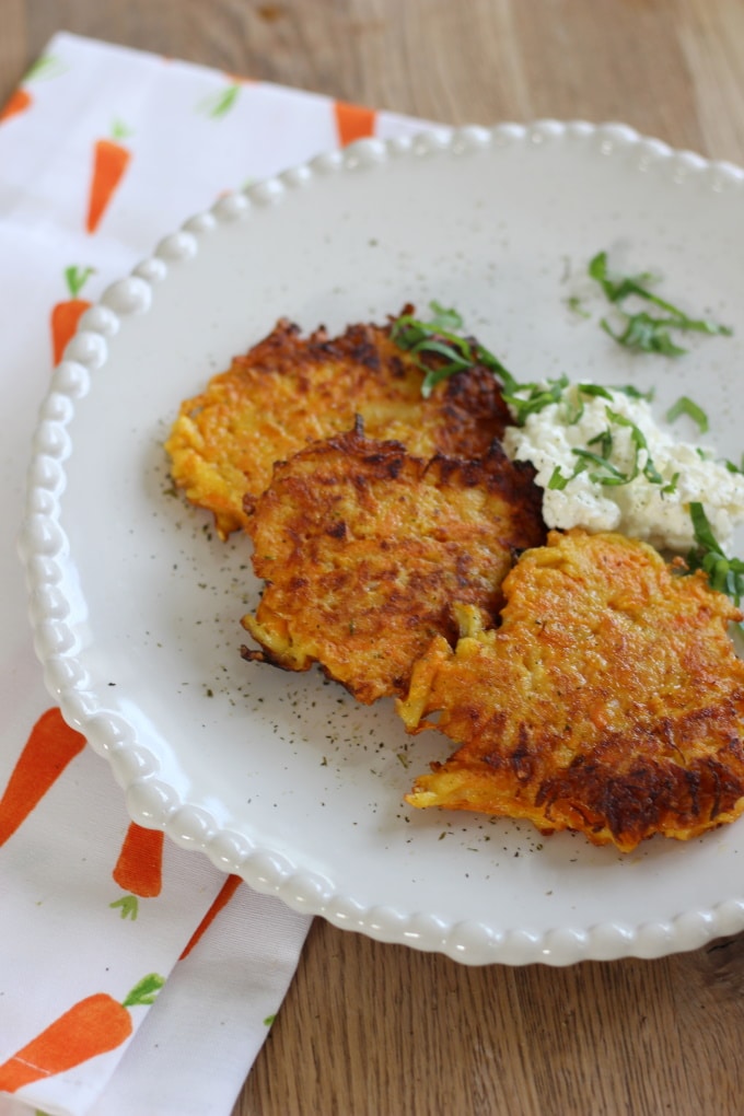 Leckere Möhren-Kartoffel-Rösti für die ganze Familie