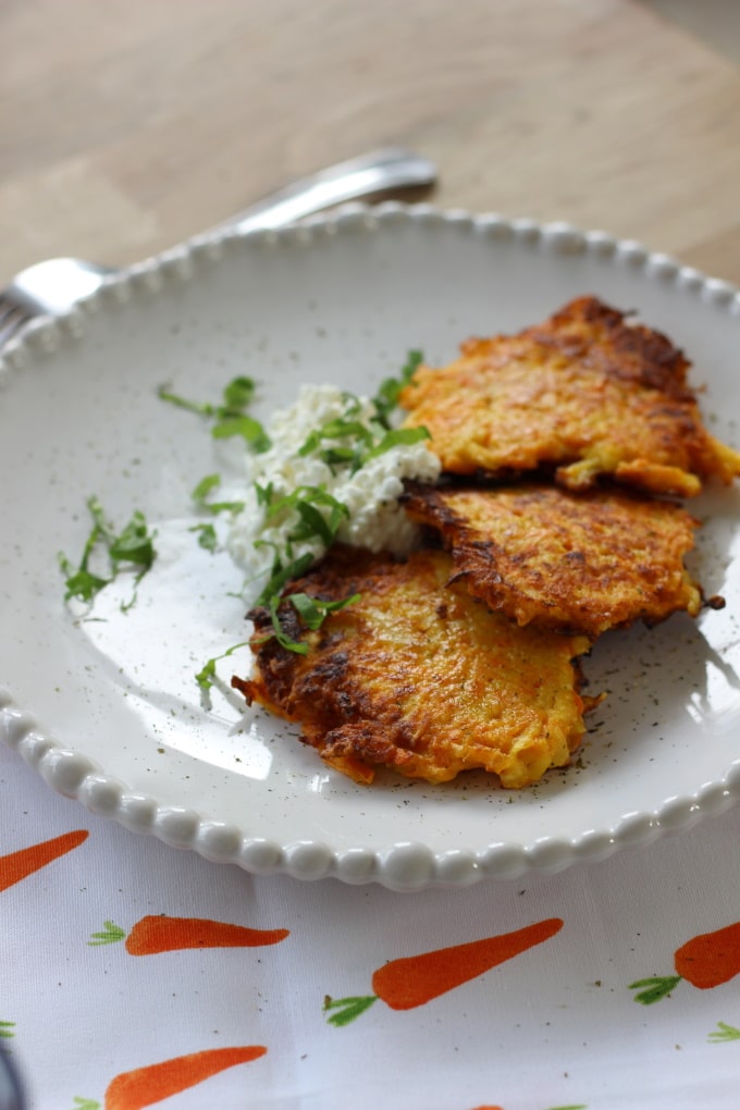 Leckere Möhren-Kartoffel-Rösti für die ganze Familie