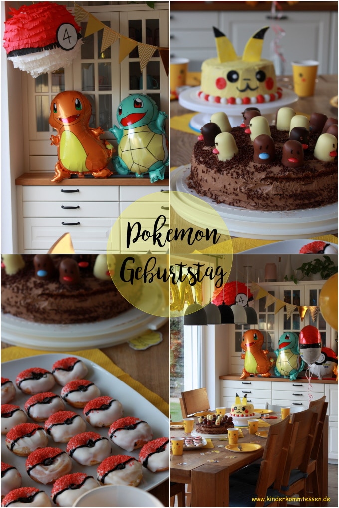 Wir feiern eine Pokémon-Geburtstagsparty