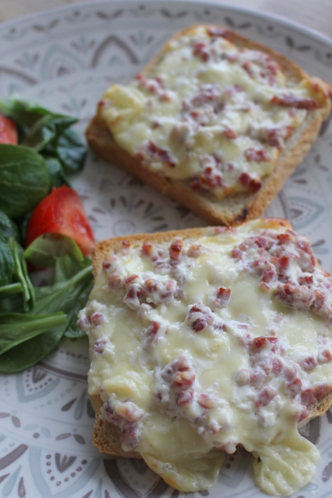 Flammkuchen - Toast - Rezept