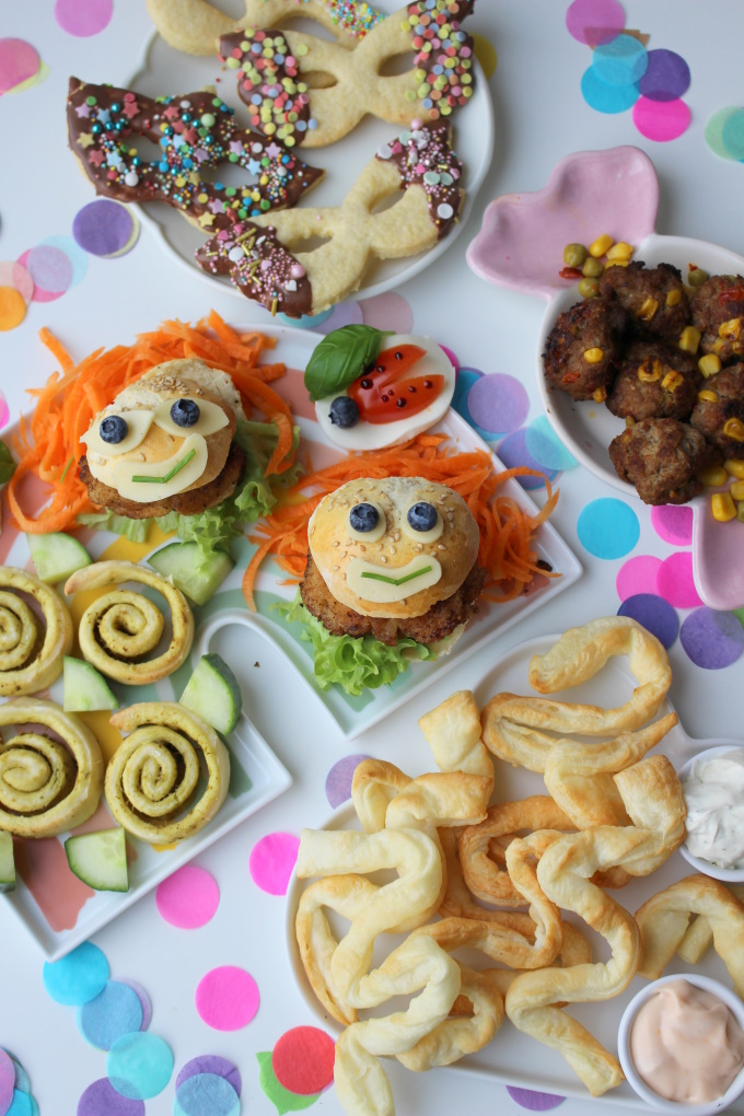 Karneval-Buffet für Kinder