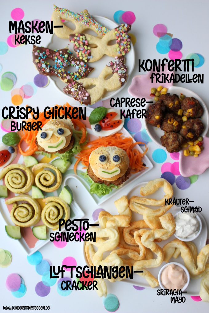 Karneval-Buffet für Kinder