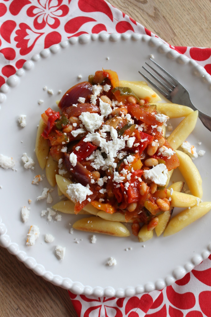 Schupfnudeln mit mediterranem Gemüse