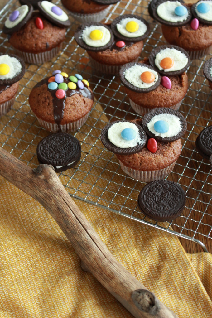 Eulen-Schoko-Muffins