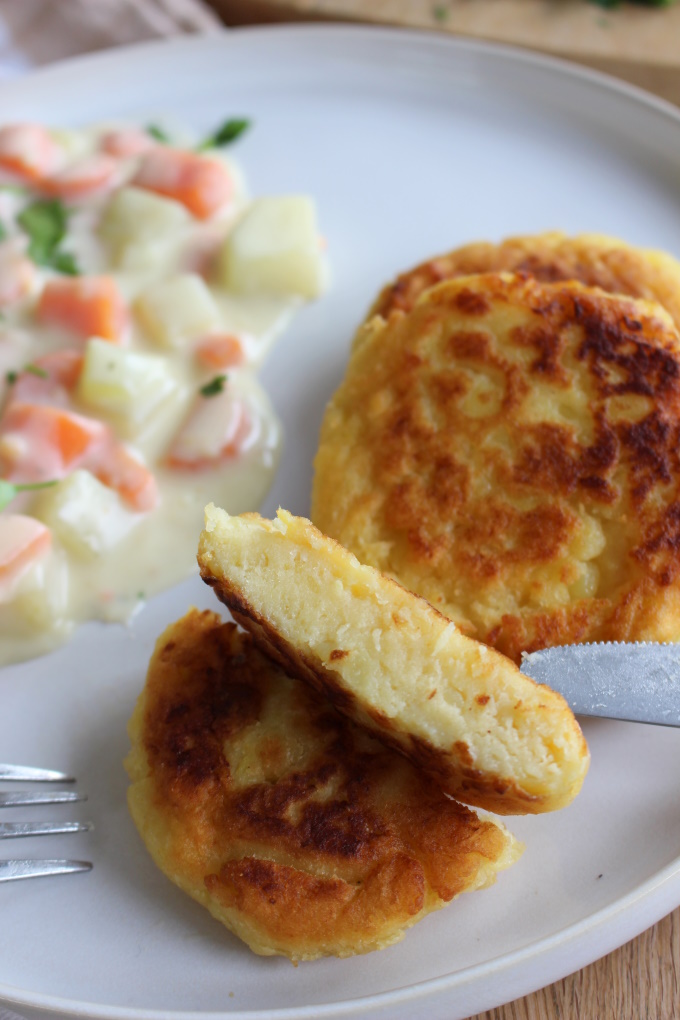 Kartoffelpüreeplätzchen