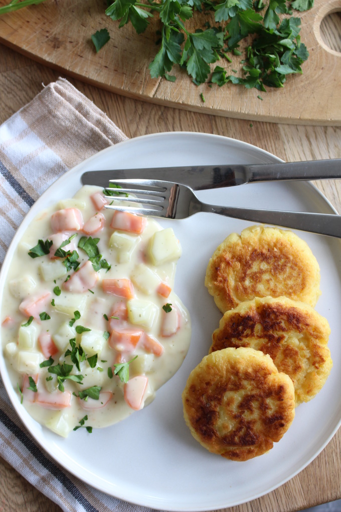 Kartoffelpüreeplätzchen