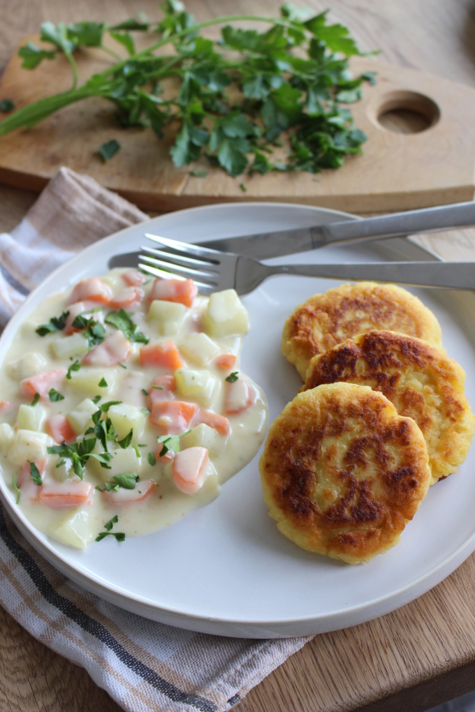 Kartoffelpüreeplätzchen