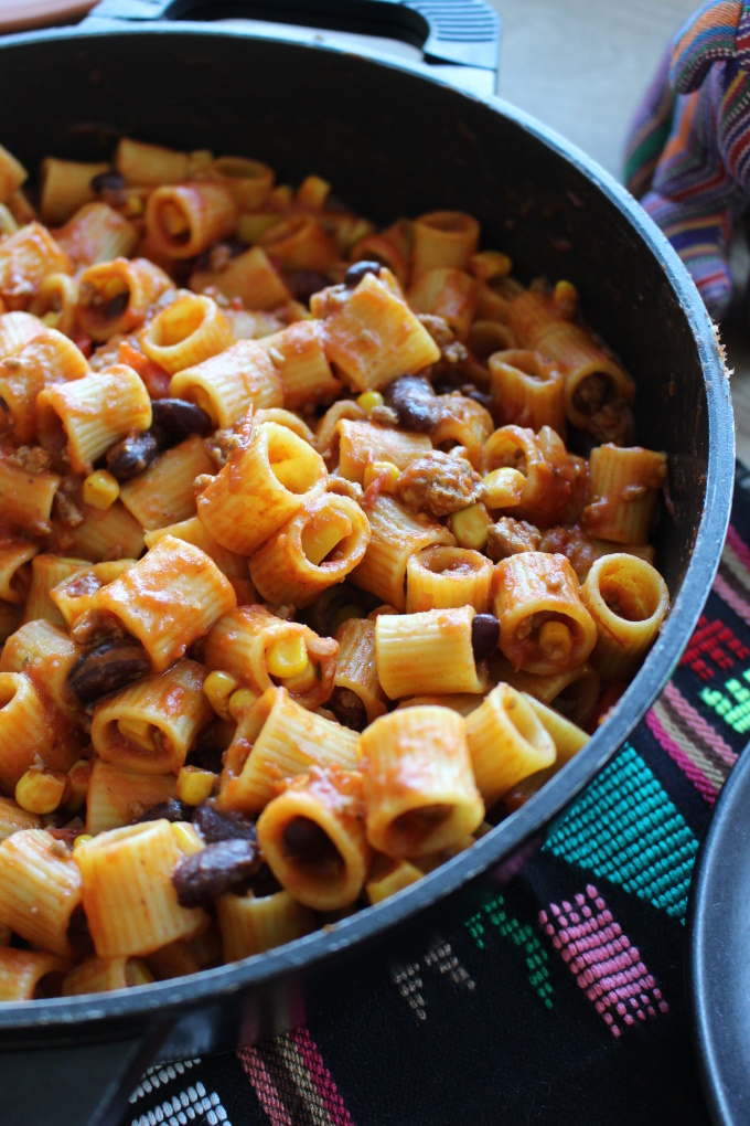 One-Pot-Pasta "mexikanisch"