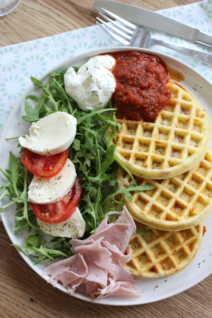 Pizza-Waffeln