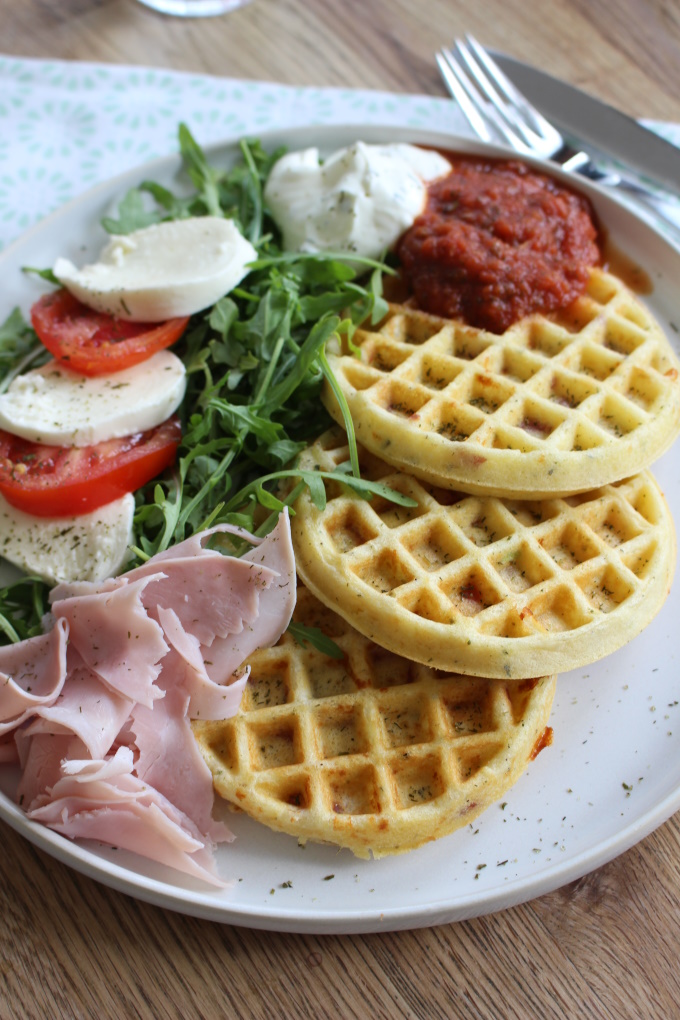 Pizza-Waffeln