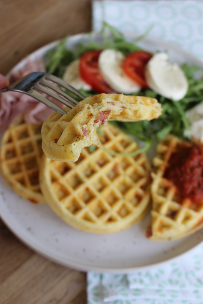 Pizza-Waffeln