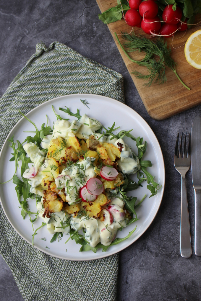 Smashed Potato Salat