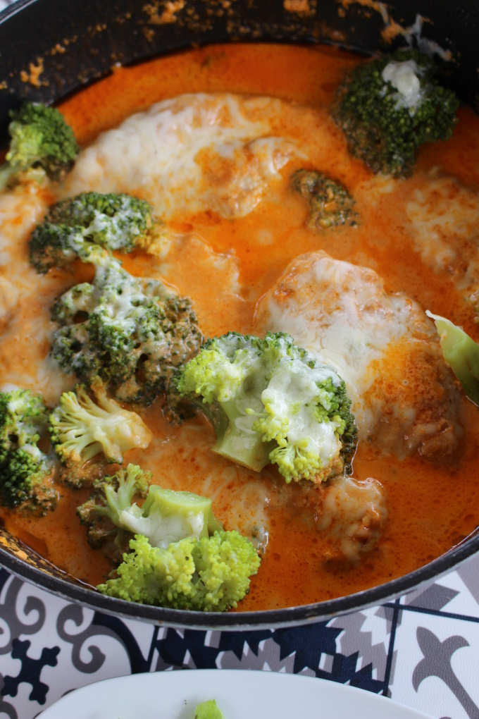 Tomaten-Parmesan-Hähnchen