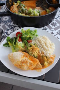 Tomaten-Parmesan-Hähnchen
