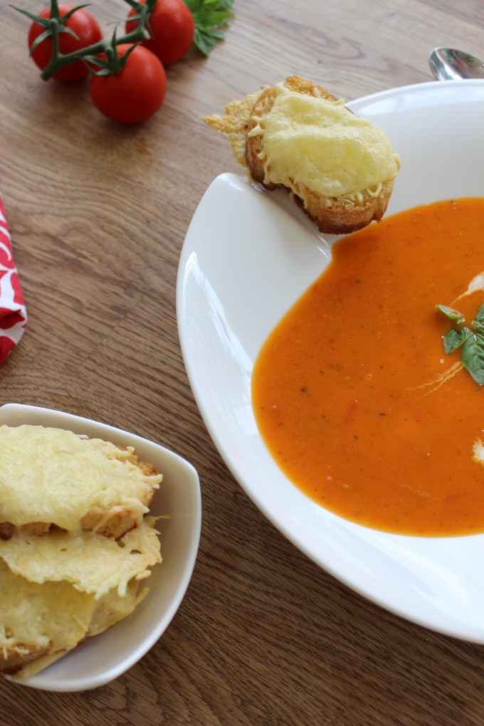 Frische Tomatensuppe