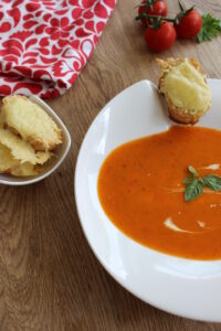 Frische Tomatensuppe