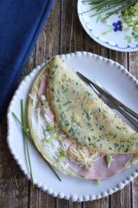 Schnittlauchpfannkuchen