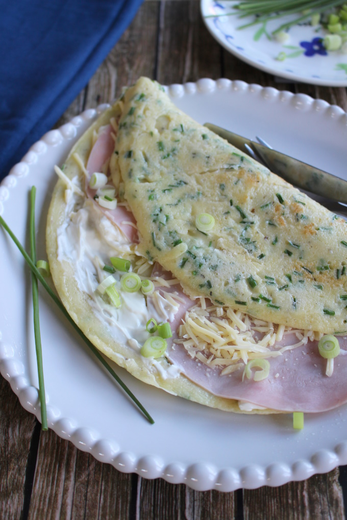Schnittlauchpfannkuchen
